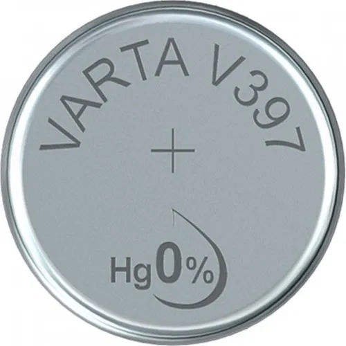 VARTA Silber-Oxid Uhrenzelle V397 (SR59) - 1,55 Volt, langlebige 30 mAh für zuverlässige Uhrenleistung