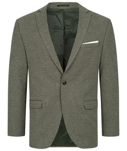 Indumentum Herren Sakko Slim Fit IJS-101 in Dunkelgrün - Elegantes Slim Fit Sakko aus 90% Polyester und 10% Viskose, ideal für Business und Abendveranstaltungen, sorgt für einen modernen Look.
