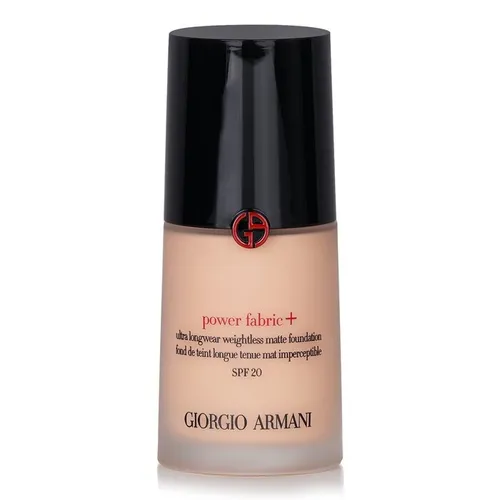 Giorgio Armani Power Fabric+ Ultra Langanhaltende Matte Foundation - Mattierende Foundation für einen makellosen Teint, leicht und langanhaltend. Ideal für den täglichen Gebrauch und sorgt für ein frisches Hautbild.