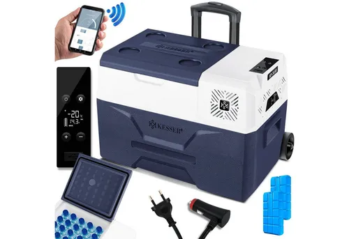 KESSER Thermobehälter Kompressor Kühlbox - Kühlbox mit APP-Steuerung, 30.000 ml Fassungsvermögen, ideal für Ausflüge und Camping, hält Ihre Lebensmittel frisch und kühl.