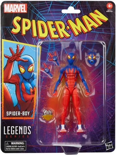 Marvel Legends Series Spider-Boy Action-Figur - Actionfigur für Kinder, inspiriert von Marvel Spider-Man Comics, mit über 20 beweglichen Punkten für actionreiche Inszenierungen und 3 zusätzlichen Accessoires.