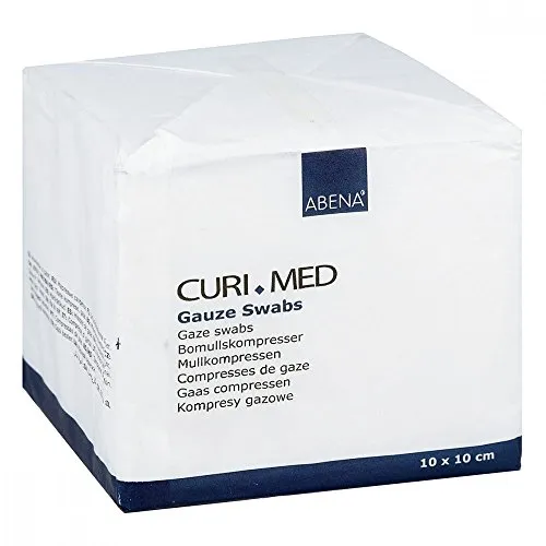 MULLKOMPRESSEN 10x10 cm unsteril 8lagig 100 St