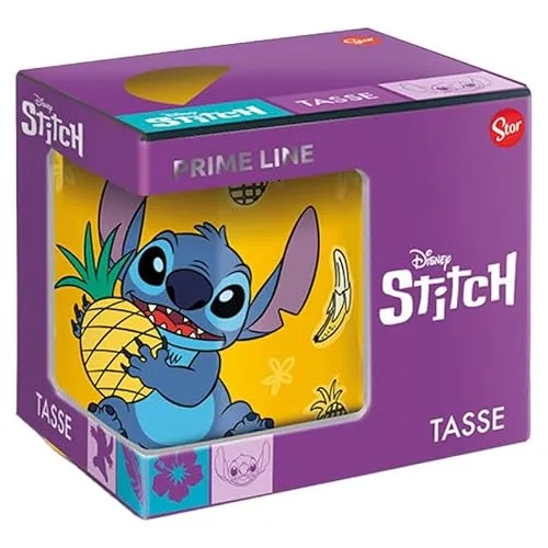 Lilo & Stitch Ananas PrimeLine Tasse, 325 ml, Sonderfarbe