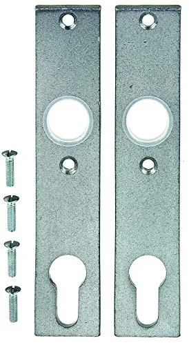 Alberts 554309 Langschild | Geschmiedet & Verzinkt, Silbergrau