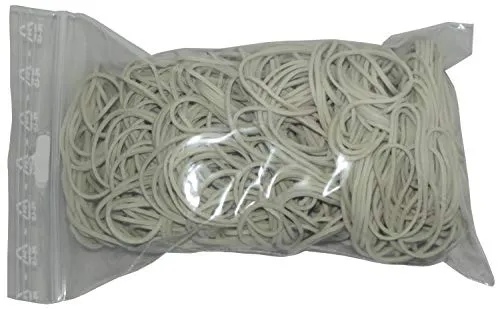 Fa.ars 100 g Gummiringe weiß 30 mm Ø 1,2 x 1,2 mm breit Haushaltsgummis Gummibänder Fa.ars