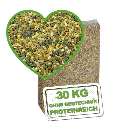 MeineHennen HENNEN VITAL EXZELLENT Plus 30 kg - Premium Hühner- und Wachtelfutter, ohne Gentechnik, ideal für hohe Eierproduktion und gesunde Tiere.
