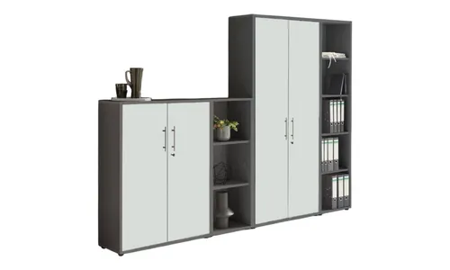 moebel-dich-auf Aktenschrank OFFICE EDITION (Set 4, abschließbar, Metallgriffen) Made in Germany