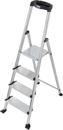 Krause Aluminium-Stehleiter MONTO Sepuro Globus 2,85 m - Stabil und leicht - Die Krause Aluminium-Stehleiter MONTO Sepuro Globus 2,85 m überzeugt durch ihr geringes Gewicht und hohe Stabilität, ideal für sichere Arbeiten in der Höhe.
