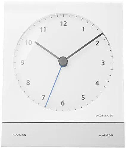 Jacob Jensen Funkwecker 352 – Eleganter Alarm Clock in Weiß