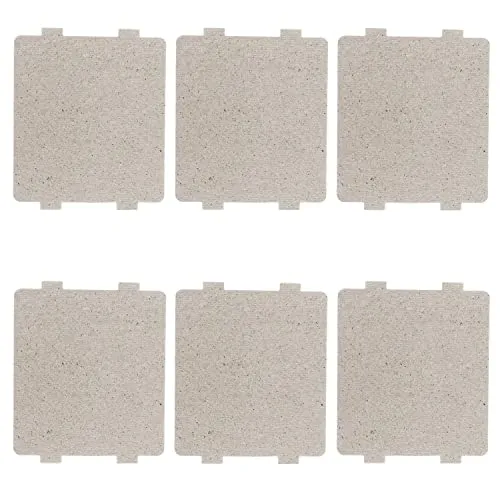 BOJACK Universal Glimmerblatt Glimmerscheibe Mikrowellenzubehör Waveguide Cover 118×99mm Glimmerplatte Mikrowelle (Packung mit 6 Stück)