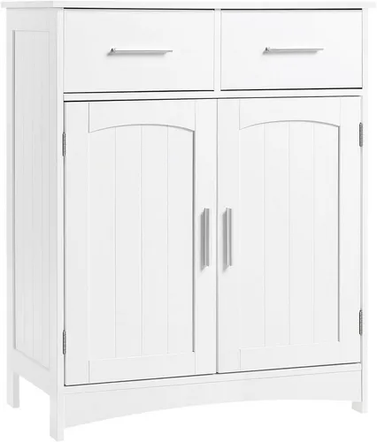 EUGAD Badschrank mit 2 Schubladen und Doppeltür