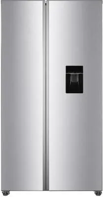 PKM SBS288-151EIXWD Side by Side Kühlschrank - Energieeffiziente Kühl-Gefrier-Kombination mit 439 Litern, Türöffnungsalarm und Wasserspender für maximalen Komfort in der Küche.