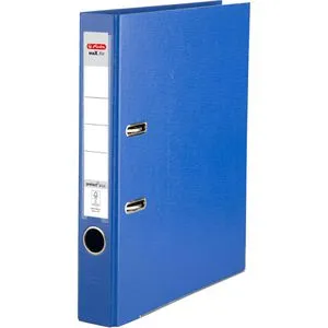 Herlitz Ordner 10834752 maX.file protect plus, PP, A4, 5cm, Kunststoffordner, blau