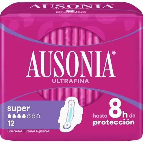 Ausonia compresas super alas 12 uds (12 x) (8001090229083)