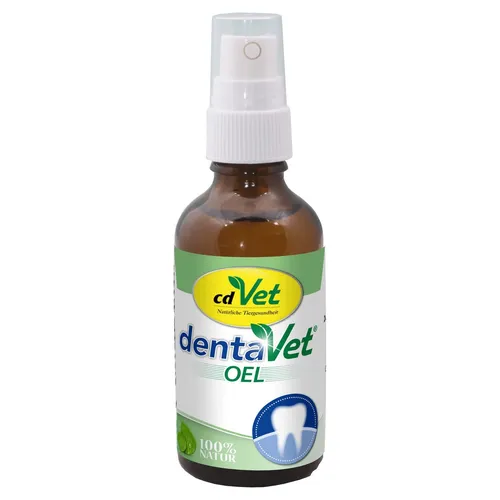cdVet dentaVet Öl 50 ml, Zahnpflege-Spray für Hunde, NEU