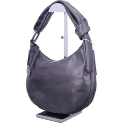 Tamaris Hobo Bag TAS Christa in Silber - Elegante Handtasche aus platinfarbenem Kunstleder, mit praktischem Reißverschlussaußenfach und verstellbarem Schultergurt für optimalen Tragekomfort – perfekt für Alltag und besondere Anlässe.