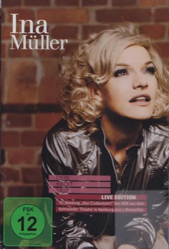 INA MÜLLER - DVD - LIEBE MACHT TAUB - LIVE EDITION ( Neu )