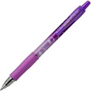 Pilot Gelschreiber G-2 07 Bubble collection, 2622028, Strichbreite 0,4mm, Gehäuse lila, Schreibfarbe blau