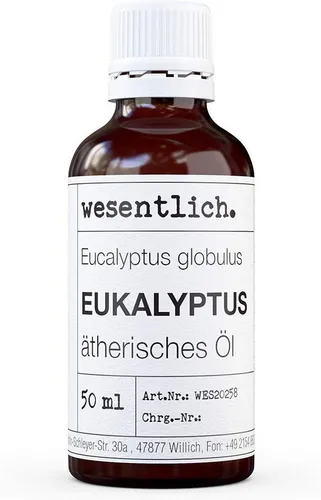 wesentlich. Duftöl Eukalyptusöl 50ml - ätherisches Öl
