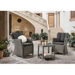 Destiny Balkonset LUNA MERANO: 2 Sessel + 1 Beistelltisch von Destiny