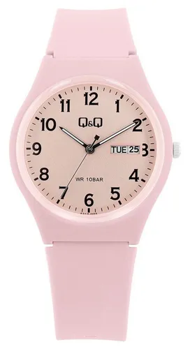 Q&Q Quarzuhr A212J001Y - Sportliche Armbanduhr mit 10 Bar Wasserdichtigkeit, ideal für aktive Männer. Robust und leicht mit Silikonarmband für perfekten Tragekomfort.