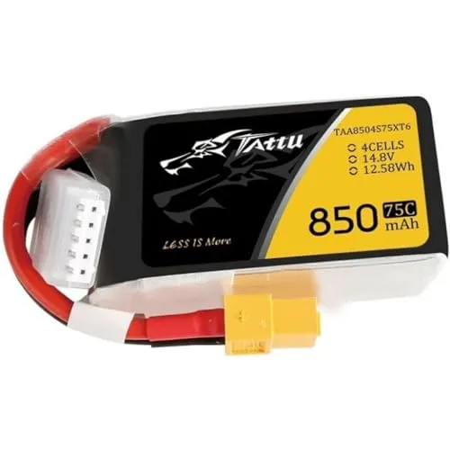 Tattu Akumulator 850mAh 14,8V 75C 4S1P XT60