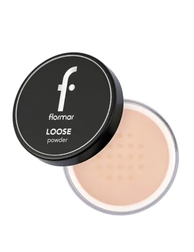 Flormar Mattierendes Loses Puder 001 Pale Sand – Langanhaltendes Fixierpuder für Alle Hauttypen – Ultra Leichte Textur für Ebenmäßiges Hautbild – Fixiert Make-up & Reduziert Glanz im Gesicht