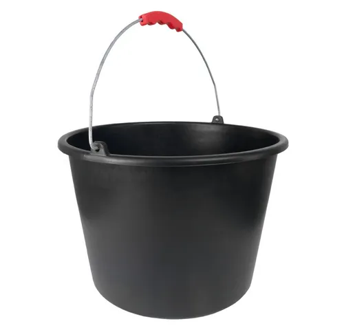 Prima-Online Baueimer 5 Set Mörtelkübel Baueimer 12L I 16L I 20L bequemer Griff, 12 Liter