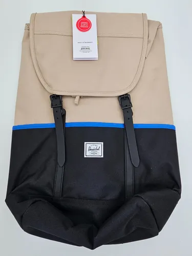 Herschel Retreat Pro Rucksack Helltaupe Schwarz Kräftiges Blau 22 L