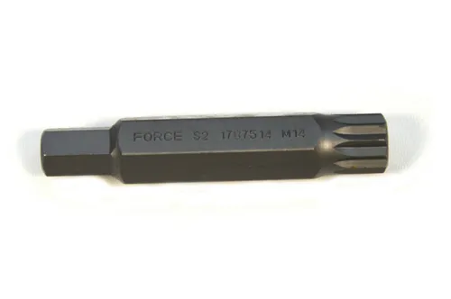 M 14 Lang 75 mm Innenvielzahn Antrieb 10mm Einsatz Vielzahn Spline Biteinsatz