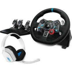 Logitech G29 Driving Force Racing Wheel mit Astro A10 Headset