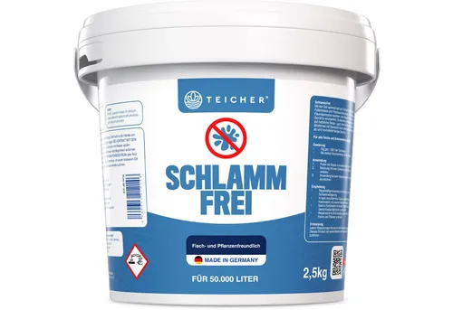 Teicher Teichpflege Teichschlamm Entferner – Natürliche Reinigung mit Sauerstoff, sichtbare Ergebnisse nach schon 30 Minuten