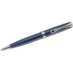 DIPLOMAT Excellence A2 Kugelschreiber Midnight Blue - Druckkugelschreiber mit elegantem Design und Metallgehäuse, bietet ein unvergleichlich weiches Schreibgefühl und kommt in einem schönen Etui. 5 Jahre Garantie für höchste Qualität.