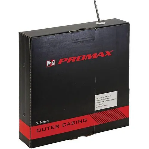 Promax Front Bremskabel 30 M – Gleitbeschichtung für optimale Bremsleistung - Sonstige Fahrradteile, hochwertige Bowdenzug-Hülle mit Gleitbeschichtung für reibungslose Bremsen und hohe Widerstandsfähigkeit. Ideal für mechanische Scheiben- und Felgenbremsen.