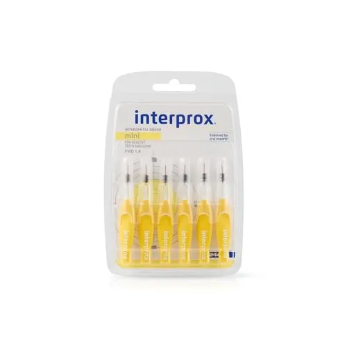 Interprox 4G Interdentalbürsten gelb mini 6 Stück Packung