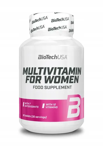 BioTech USA Multivitamin für Frauen, 60 Tabletten