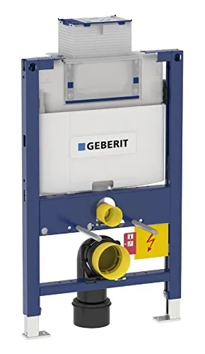 Geberit Montageelement Duofix, 111003001, Element für Wand-WC, mit Omega UP-Spülkasten, 2-Mengen-Spülung, 21107 9