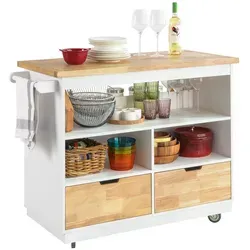 SoBuy FKW107-WN Design Küchenwagen in weiß von SoBuy