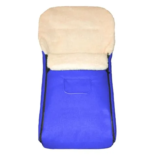 Baby-Joy Fußsack KAI XL 105cm - Fußsack für Babys bis 3 Jahre, wetterfest und thermo-warm mit hochwertiger Lammwolle für optimalen Komfort und Sicherheit bei jedem Wetter.