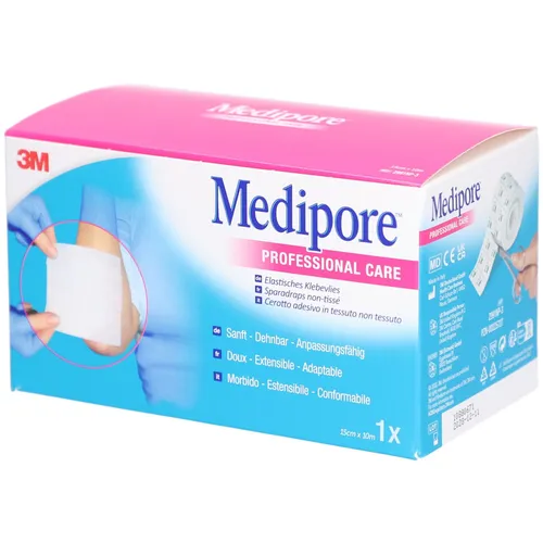 Solventum MEDIPORE Fixiervlies 15cm x 10m