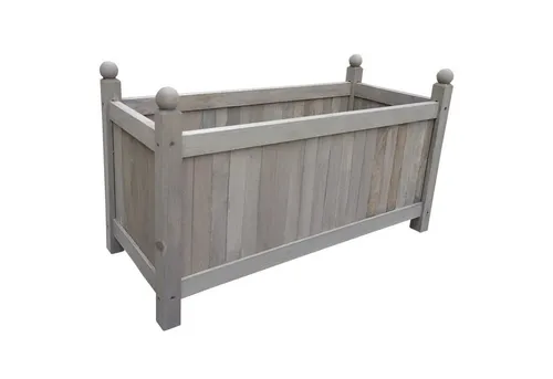 HTI-Line Pflanzkübel Heidi Large - Garten-Zubehör: Robuster Pflanzkübel aus Holz mit natürlichem Charme, ideal zur Verschönerung Ihres Zuhauses. Maße: 70 x 40 x 30 cm.