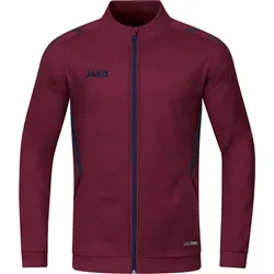 JAKO Unisex Polyesterjacke Challenge, maroon/marine - L - Funktionsjacke aus shiny Polyester-Tricot, bietet optimalen Schutz vor Wind und Regen, ideal für Outdoor-Aktivitäten mit praktischen Reißverschlusstaschen.