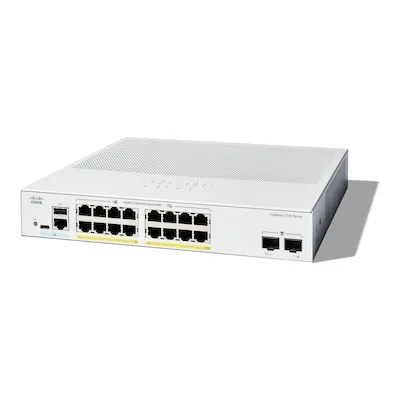 Cisco Catalyst C1200 Switch 16-Port 1 GbE - Managed L2 Switch für zuverlässige Netzwerkverbindungen, ideal für Unternehmen mit hohem Datenverkehr und erweiterter Sicherheitsfunktionalität.