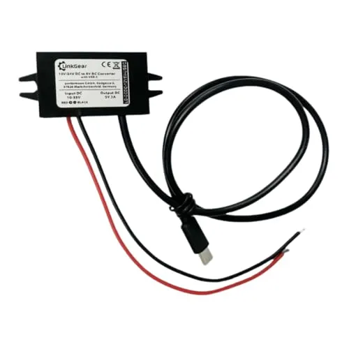 LinkGear USB-C Spannungswandler 12V/24V auf 5V 3A