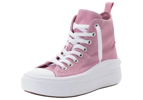 Converse CHUCK TAYLOR ALL STAR MOVE PLATFORM Sneaker - Rosa 38 EU - Stylische knöchelhohe Sneaker in der Farbe Cliffside Rose. Atmungsaktives Obermaterial und runde Schuhspitze sorgen für Tragekomfort. Ideal für sportliche Outfits und den täglichen Einsatz.