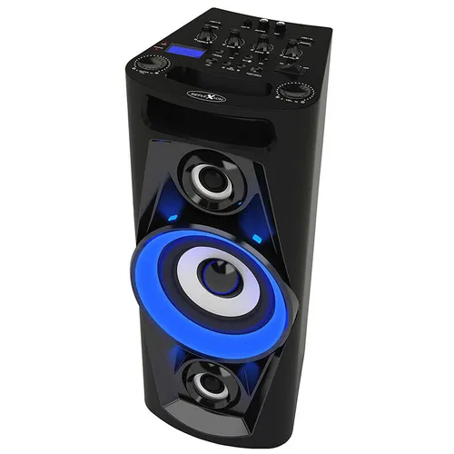 Reflexion PS07BT Mobile Discosoundmaschine - Bluetooth Party-Lautsprecher mit 320 W, LED-Licht und Karaokefunktion, ideal für jede Feier
