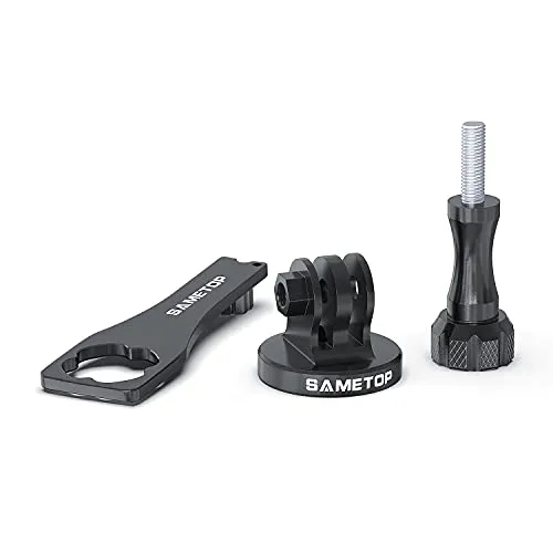Sametop Alulegierung Kamera Zubehör Tripod Mount Adapter Stativadapter Kompatibel mit GoPro Hero 13, 12, 11, 10, 9, 8, 7, 6, 5, 4, Session, 3+, 3, 2, 1, Hero (2018), Fusion, Max Kameras