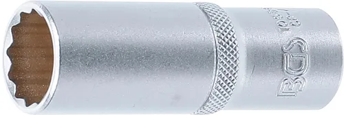 BGS Steckschlüssel-Einsatz Zwölfkant, tief | Antrieb Innenvierkant 12,5 mm (1...