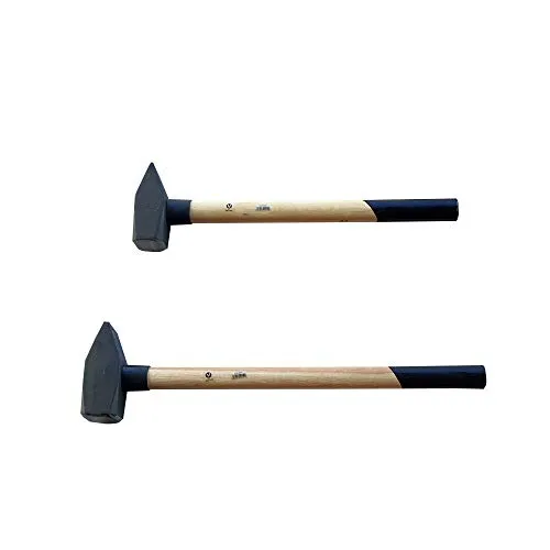 Schlosserhammer Hammer Vorschlaghammer Hickorystiel 2 tlg Set 3kg/4 kg je 1 St.