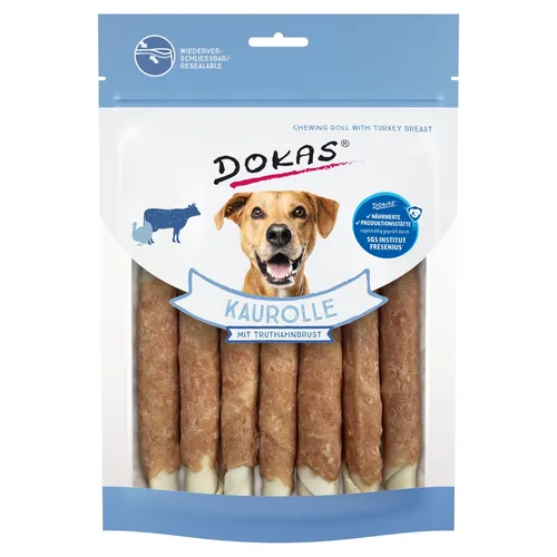 Dokas Kaurolle mit Truthahnbrust 190 g, Hundesnack, UVP 5,99 EUR, NEU